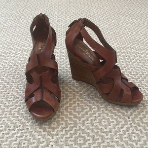 Cole Haan Wooden Wedges - size 6.5